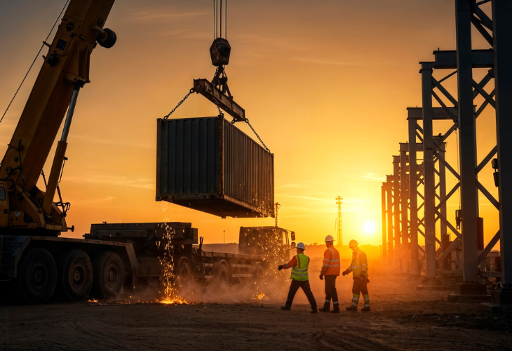 Job Site Efficiency with Secure Shipping Containers
